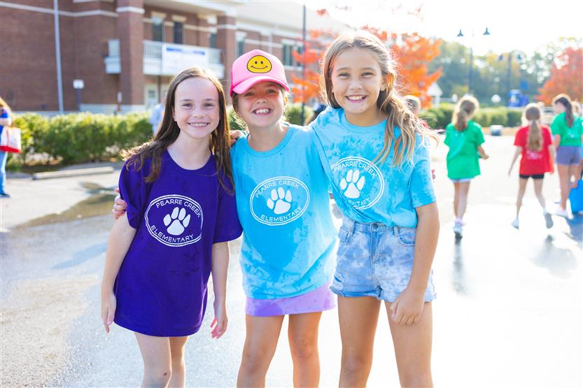 Students participate in field day
